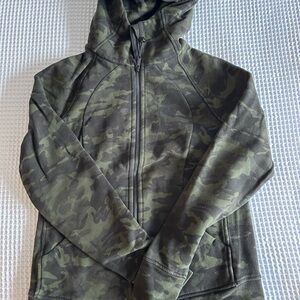 Lululemon Athletica Green Camouflage Hoodie